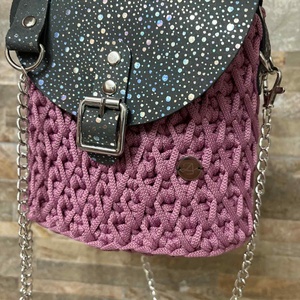 Horgolt női  táska - táska & tok - kézitáska & válltáska - válltáska - Meska.hu