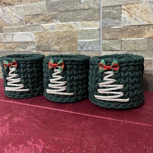 Horgolt kosár, Otthon & Életmód, Tárolás & Rendszerezés, Tárolókosár, Horgolás, MESKA