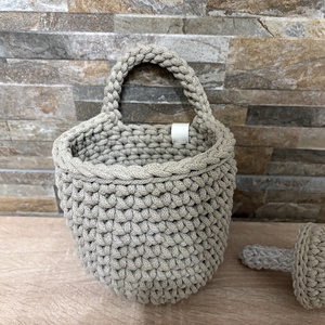 Horgolt tároló, Otthon & Életmód, Tárolás & Rendszerezés, Tárolókosár, Horgolás, MESKA