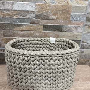 Horgolt ovális  tároló - Meska.hu