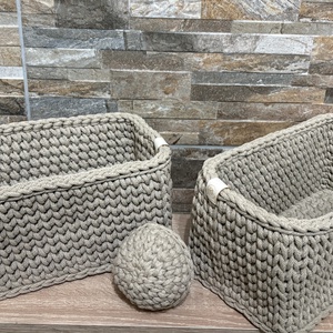 Horgolt pelenkatároló - baba - mama - pelenkázó, babafürdető kellékek - pelenkatároló (kosár, fali) - Meska.hu