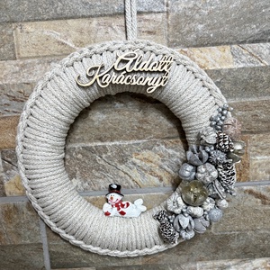 Téli  ajtódísz - Meska.hu