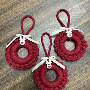 Horgolt karácsonyfadísz, Karácsony, Karácsonyi lakásdekoráció, Karácsonyfadíszek, Horgolás, MESKA