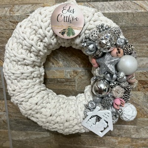 Téli  ajtódísz - otthon & életmód - dekoráció - ajtó- és ablak dekoráció - ajtódísz & kopogtató - Meska.hu