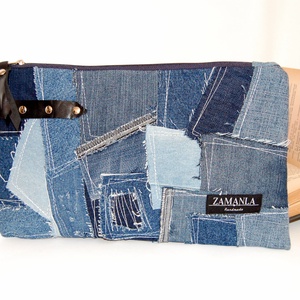 Farmer patchwork clutch, neszesszer - Meska.hu
