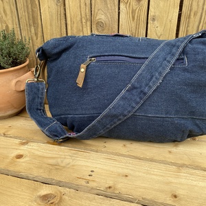 Farmer hátizsák / crossbody - Lee Cooper újrahasznosított farmer - NADA  - táska & tok - hátizsák - hátizsák - Meska.hu
