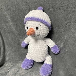 Amigurumi hóember - játék & sport - plüssállat & játékfigura - más figura - Meska.hu