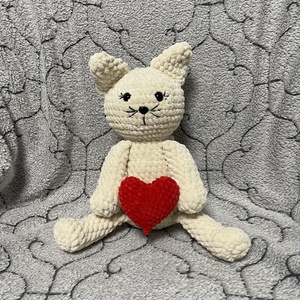 Amigurumi cica - játék & sport - plüssállat & játékfigura - cica - Meska.hu