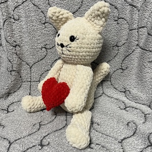 Amigurumi cica - játék & sport - plüssállat & játékfigura - cica - Meska.hu