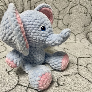 Amigurumi elefánt - Meska.hu