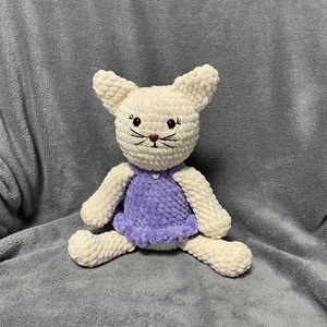 Amigurumi cica - játék & sport - plüssállat & játékfigura - cica - Meska.hu