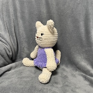 Amigurumi cica - játék & sport - plüssállat & játékfigura - cica - Meska.hu