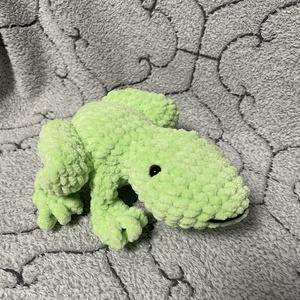 Amigurumi béka - játék & sport - plüssállat & játékfigura - béka - Meska.hu