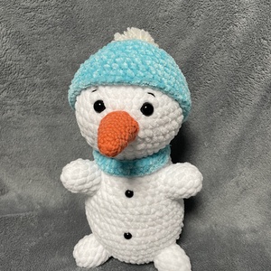 Amigurumi hóember - játék & sport - plüssállat & játékfigura - más figura - Meska.hu