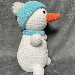 Amigurumi hóember - játék & sport - plüssállat & játékfigura - más figura - Meska.hu