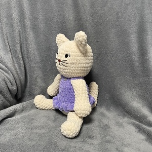 Amigurumi cica - játék & sport - plüssállat & játékfigura - cica - Meska.hu