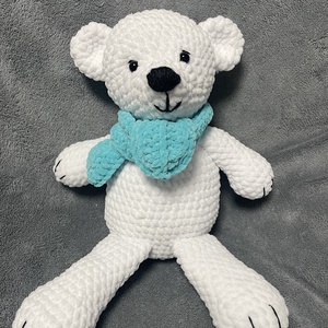 Horgolt jegesmedve, Játék & Sport, Plüssállat & Játékfigura, Maci, Horgolás, MESKA