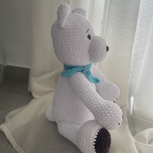 Horgolt jegesmedve - játék & sport - plüssállat & játékfigura - maci - Meska.hu