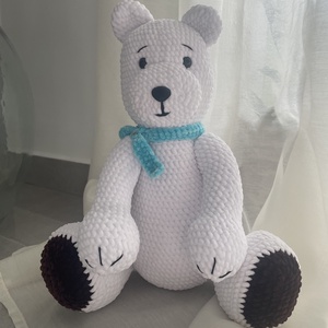 Horgolt jegesmedve, Játék & Sport, Plüssállat & Játékfigura, Maci, Horgolás, MESKA