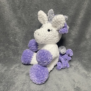 Horgolt unikornis, Játék & Sport, Plüssállat & Játékfigura, Plüss mesefigurák, Horgolás, MESKA