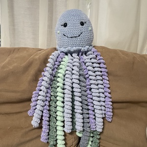 Világoskék polip - Meska.hu