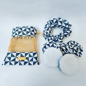 Mosható arctisztító korongok + scrunchie hajgumi - Meska.hu