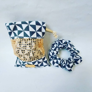 Mosható arctisztító korongok + scrunchie hajgumi - szépségápolás - arcápolás - Meska.hu