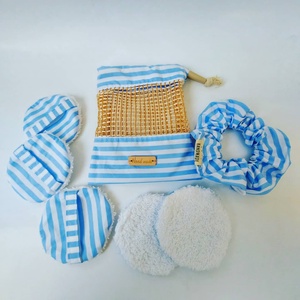 Mosható arctisztító korongok + scrunchie hajgumi - Meska.hu