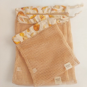 3 db-os bevásárló zsákok - táska & tok - bevásárlás & shopper táska - zöldség/gyümölcs zsák - Meska.hu