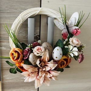 Tavaszi ajtókopogtató - otthon & életmód - dekoráció - ajtó- és ablak dekoráció - ajtódísz & kopogtató - Meska.hu