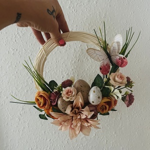 Tavaszi ajtókopogtató - otthon & életmód - dekoráció - ajtó- és ablak dekoráció - ajtódísz & kopogtató - Meska.hu