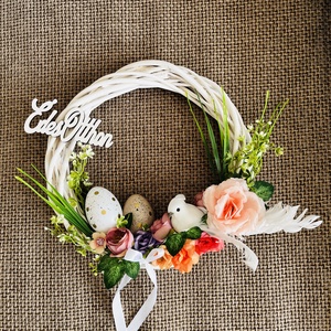 Édes otthon húsvéti  ajtókopogtató - otthon & életmód - dekoráció - ajtó- és ablak dekoráció - ablakdísz - Meska.hu