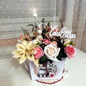 Tavaszi asztal dísz  - otthon & életmód - dekoráció - asztal és polc dekoráció - asztaldísz - Meska.hu