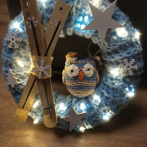 Világító ajtódísz - otthon & életmód - dekoráció - dísztárgy - Meska.hu