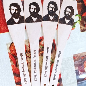 Bud Spencer - Terence Hill fakanál - otthon & életmód - konyhafelszerelés, tálalás - sütés, főzés - fakanál & fakanáltartó - Meska.hu