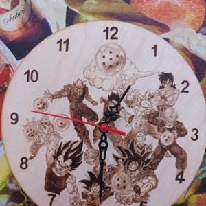 Dragon ball óra , Otthon & Lakás, Dekoráció, Fali és függő dekoráció, Falióra & óra, , Meska