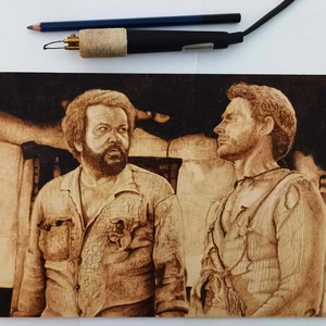 Bud Spencer és Terence Hill egyedi kézműves műalkotás - otthon & életmód - dekoráció - dísztárgy - Meska.hu