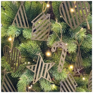 Karácsonyfadíszek - 25 db-os khaki bronz szett, Karácsony, Karácsonyi lakásdekoráció, Karácsonyfadíszek, Fémmegmunkálás, MESKA