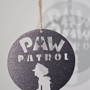 Karácsonyfadísz - Fém, 4 szín, PAW patrol - karácsony - karácsonyi lakásdekoráció - karácsonyfadíszek - Meska.hu