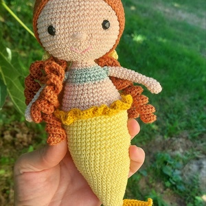 Napocska, a sellőlány , Játék & Sport, Plüssállat & Játékfigura, Más figura, Horgolás, MESKA