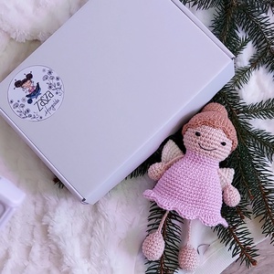 Varázsalatos angyalka horgoló doboz - diy (csináld magad) - egységcsomag - Meska.hu
