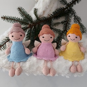 Varázsalatos angyalka horgoló doboz - diy (csináld magad) - egységcsomag - Meska.hu