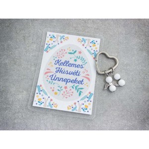 Kellemes Húsvéti kulcstartó tejkvarccal, Táska & Tok, Kulcstartó & Táskadísz, Kulcstartó, , MESKA