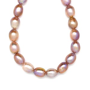 Édesvizi tenyésztett gyöngy barna rizs 7,5-12mm  ékszerkészítő alapanyag (füzér), Kellékek & szerszámok, Ásvány alapanyag, Ásványfüzér, , MESKA