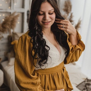 Trisha boho kismama ruha - ruha & divat - női ruha - kismamaruha - Meska.hu
