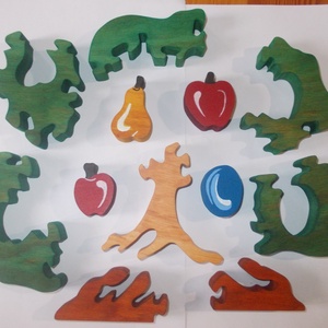 Gyümölcsfa puzzle - játék & sport - puzzle - forma puzzle - Meska.hu