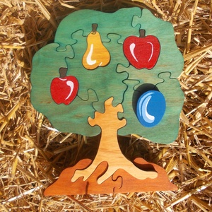 Gyümölcsfa puzzle - játék & sport - puzzle - forma puzzle - Meska.hu