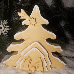 3D Betlehem havas - karácsony - karácsonyi lakásdekoráció - karácsonyi lakásdíszek - Meska.hu