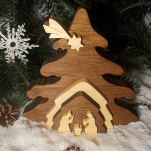 3D Betlehem pácolt - karácsony - karácsonyi lakásdekoráció - karácsonyi lakásdíszek - Meska.hu