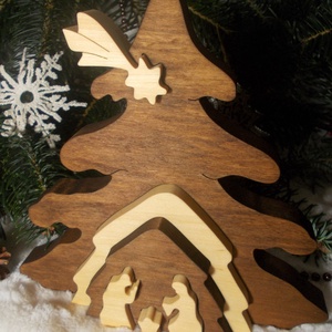 3D Betlehem pácolt - karácsony - karácsonyi lakásdekoráció - karácsonyi lakásdíszek - Meska.hu